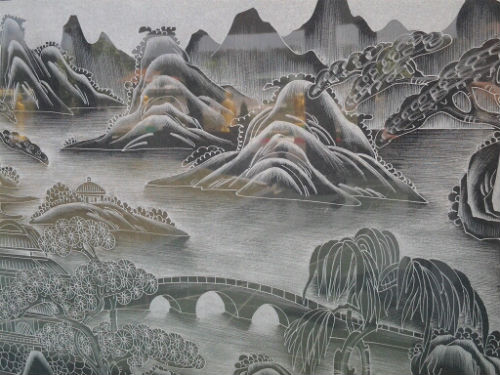 Bức[-]tranh[-]phong[-]cảnh[-]được[-]chạm[-]khắc[-]tinh[-]xảo[-]với[-]đầy[-]đủ[-]các[-]họa[-]tiết